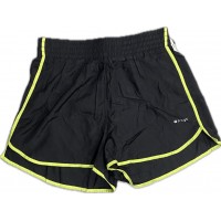 SHORTS TRINYS COM FORRO- PRETO/VERDE